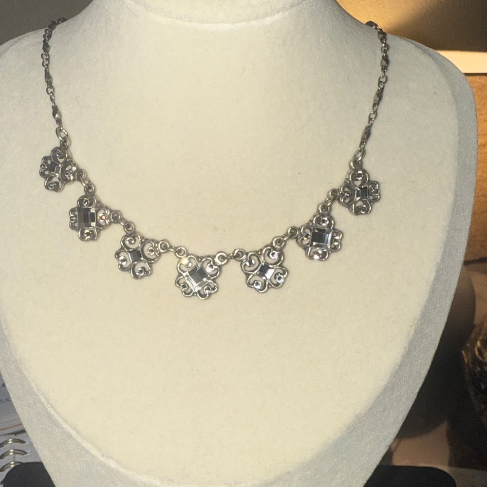 Vintage Anne Koplik Crystal Necklace
